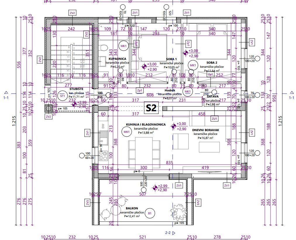 289238 - Wohnung in Vodice