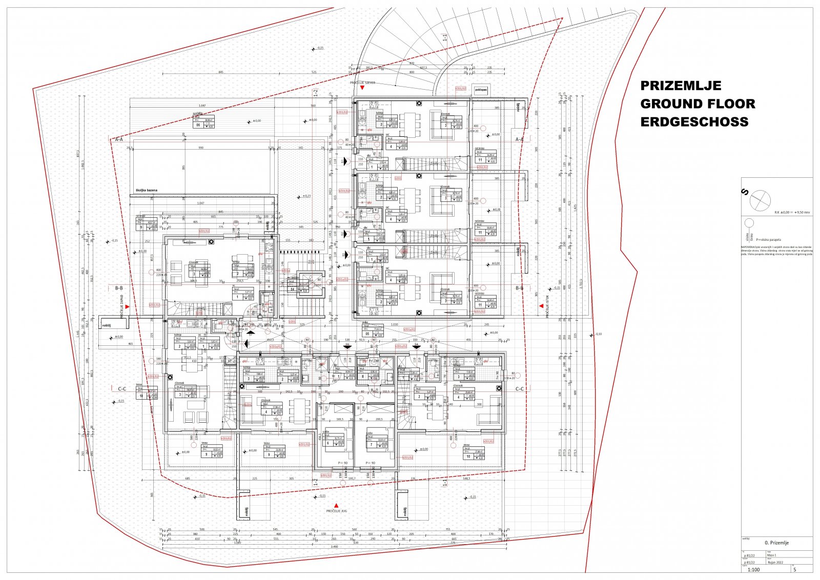 285358 - Grundstück in Vodice