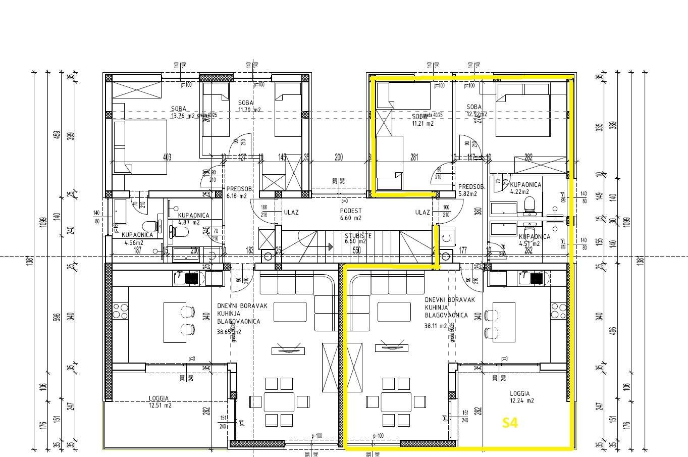 653450 - Wohnung in Pakoštane