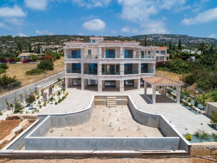 For Sale Luxury Unique Mansion at the Akamas-Paphos Paradise Cove. A Magnificent and timeless Architectural Modern compound on a plot of 8,300 square