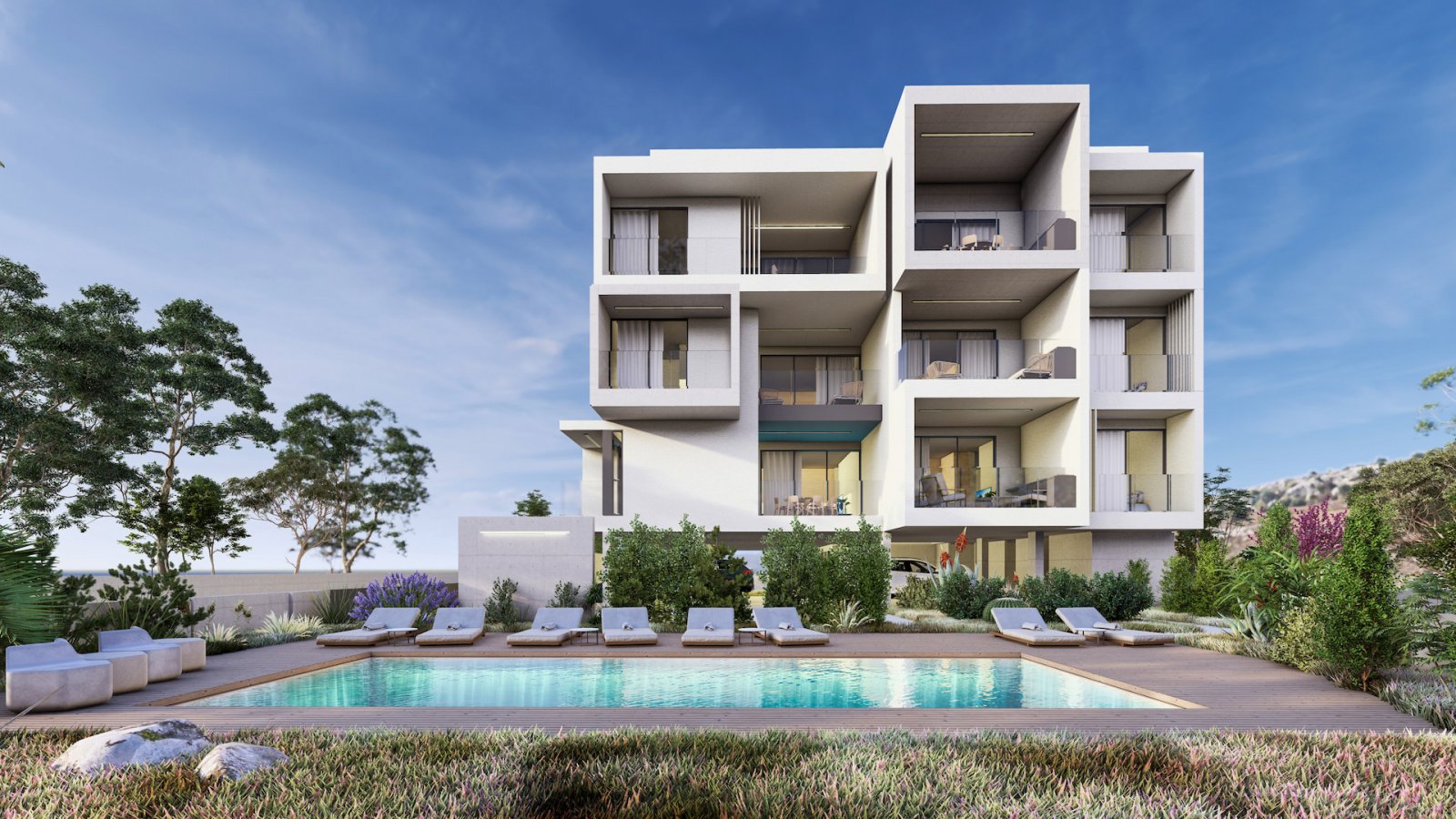 Luxury Residences – 12 Exclusive Modern Apartments in the Tombs of the Kings, Paphos
Pine Park Residences is a boutique luxury real-estate project, s