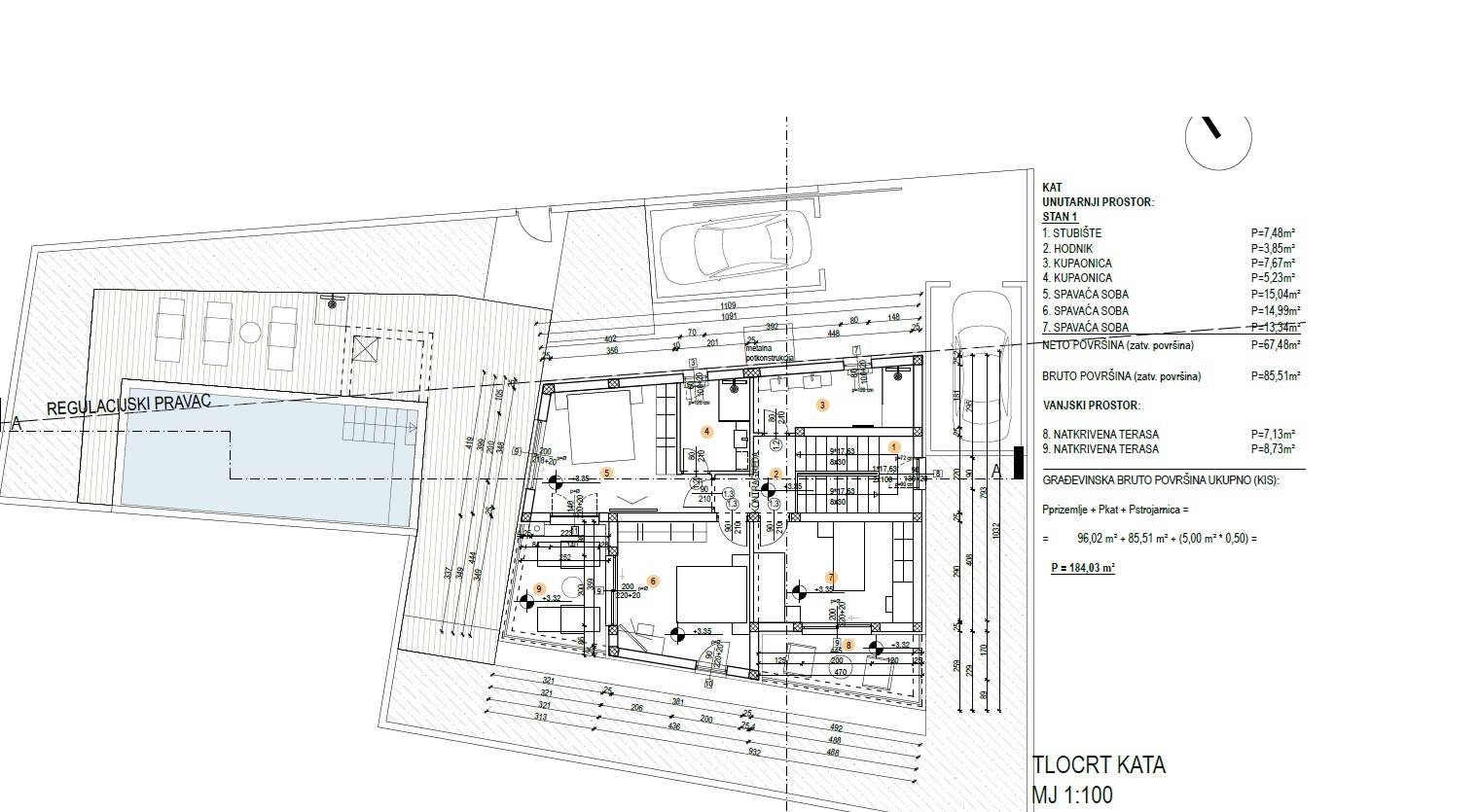 540114 - Grundstück in Vodice