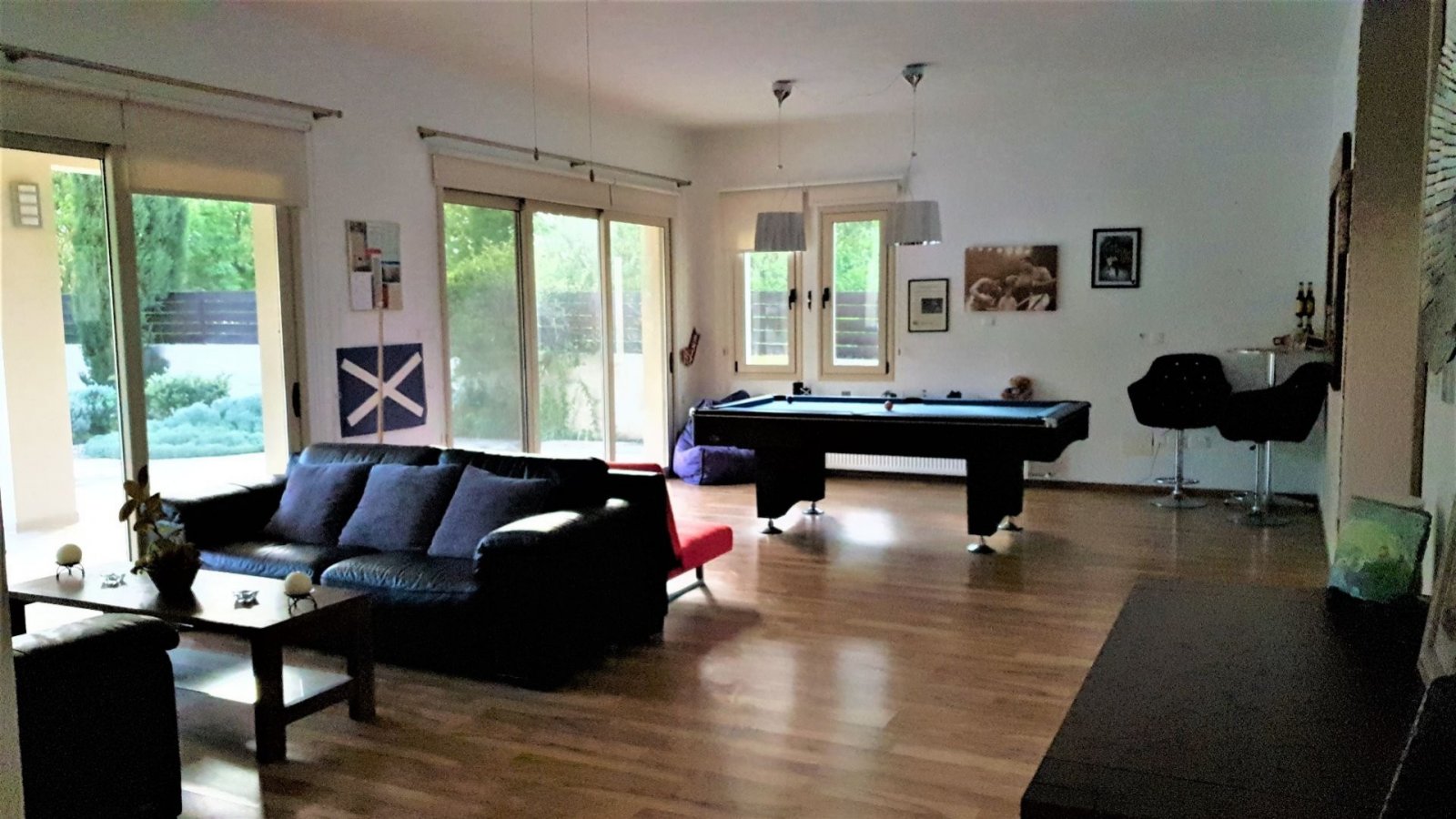 For Sale large private villa in Polemi village of Paphos in a private beautiful green area at the outskirts of the Village.
Private big swimming pool