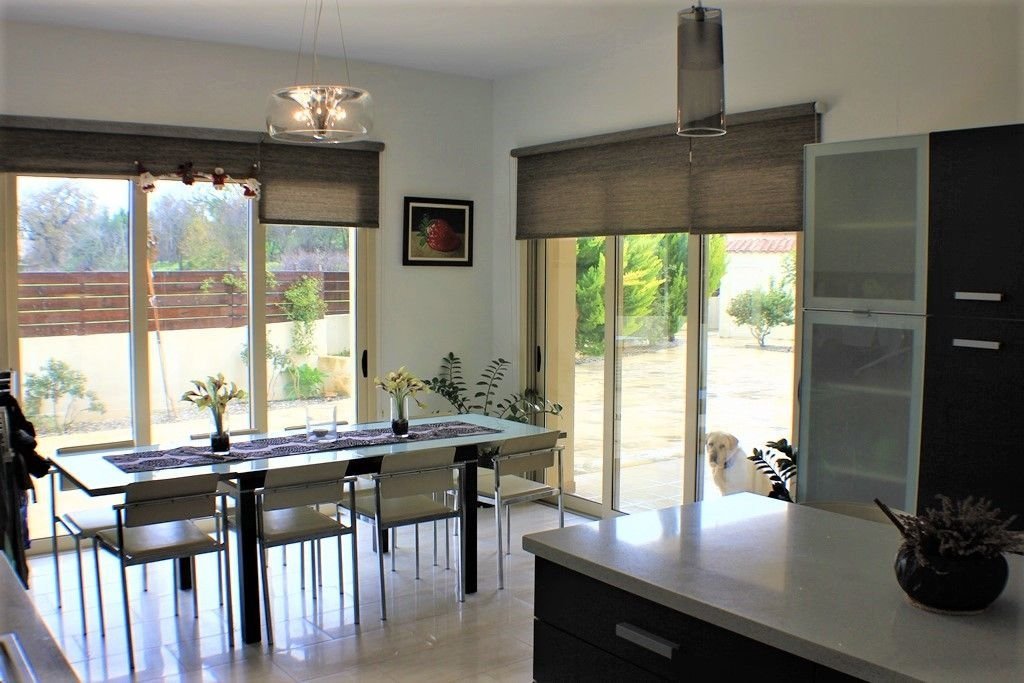 For Sale large private villa in Polemi village of Paphos in a private beautiful green area at the outskirts of the Village.
Private big swimming pool