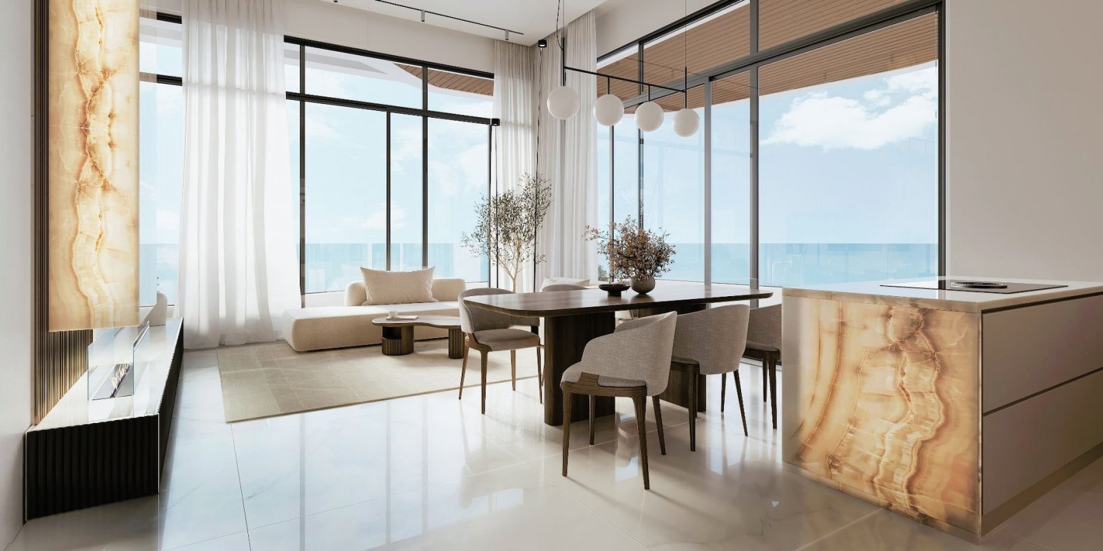 The distinctive residential tower that will take pride of place in the city’s skyline is next to the Beach.
This exquisite residential tower stands a